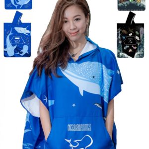 Poncho Scuba gifts con bolsillo delantero