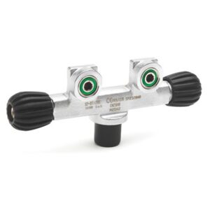 Válvula LX M25 232 bar DIN/INT doble en línea