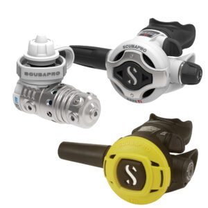 Scubapro Regulador Pack MK25 EVO / S620 Ti + Octopus S270 - Blanco - DIN 300