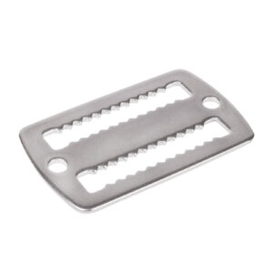 HEBILLA INOX CON DIENTES DE 50 mm