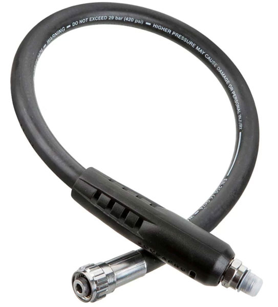 Scubapro Latiguillo LP 65 cm + Conector BPI